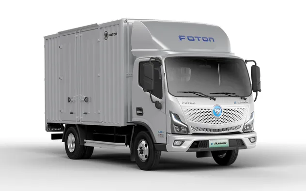 E Auamrk 6T(pic4) Low-Carbon New Energy Commercial Vehicles Foton Electric Mini Van 4X2 LHD 174km EV Cargo Truck